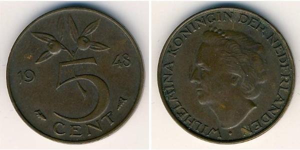 5 Cent Regno dei Paesi Bassi (1815 - ) Bronzo 