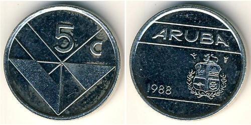 5 Cent Aruba Copper/Nickel 