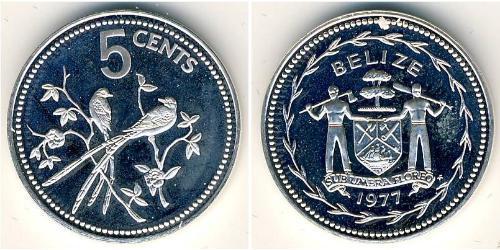 5 Cent Belize (1981 - ) Copper/Nickel 