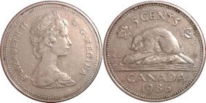 5 Cent Canada Copper/Nickel 