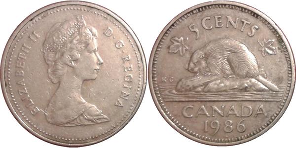 5 Cent Canada Copper/Nickel 