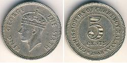 5 Cent Malayan Union (1946 - 1948) Copper/Nickel 