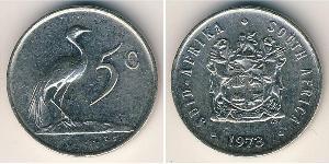 5 Cent South Africa Copper/Nickel 