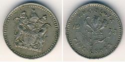 5 Cent Southern Rhodesia (1923-1980) Copper/Nickel 