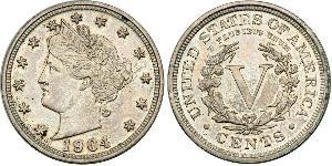 5 Cent USA (1776 - ) Copper/Nickel 