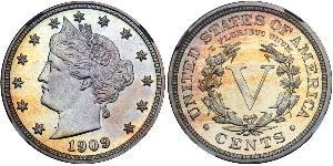 5 Cent USA (1776 - ) Copper/Nickel 