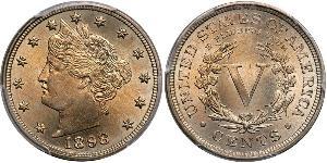 5 Cent USA (1776 - ) Copper/Nickel 