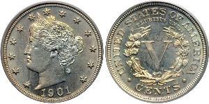 5 Cent USA (1776 - ) Copper/Nickel 