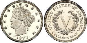 5 Cent USA (1776 - ) Copper/Nickel 