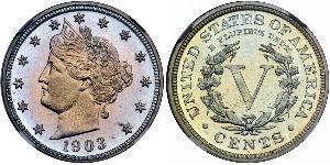 5 Cent USA (1776 - ) Copper/Nickel 