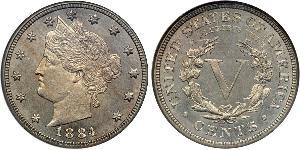 5 Cent USA (1776 - ) Copper/Nickel 