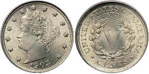 5 Cent USA (1776 - ) Copper/Nickel 