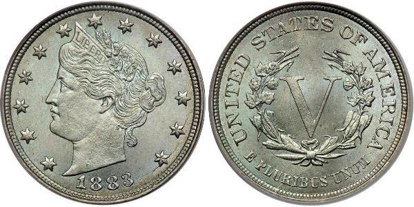 5 Cent USA (1776 - ) Copper/Nickel 