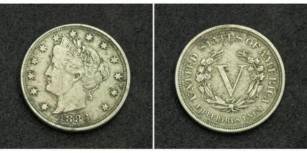 5 Cent USA (1776 - ) Copper/Nickel 