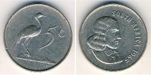 5 Cent Afrique du Sud Cuivre/Nickel 