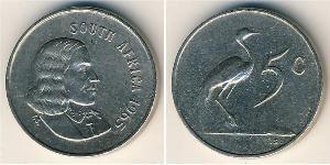 5 Cent Afrique du Sud Cuivre/Nickel 