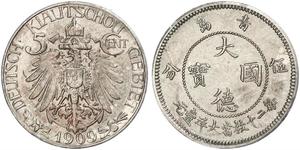 5 Cent Chine Cuivre/Nickel 