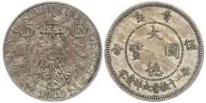 5 Cent Chine Cuivre/Nickel 