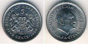 5 Cent Sierra Leone Cuivre/Nickel 