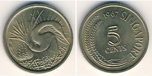 5 Cent Singapour Cuivre/Nickel 