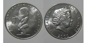 5 Cent Îles Cook Cuivre/Nickel Elizabeth II (1926-2022)