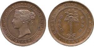5 Cent Sri Lanka Kupfer Victoria (1819 - 1901)