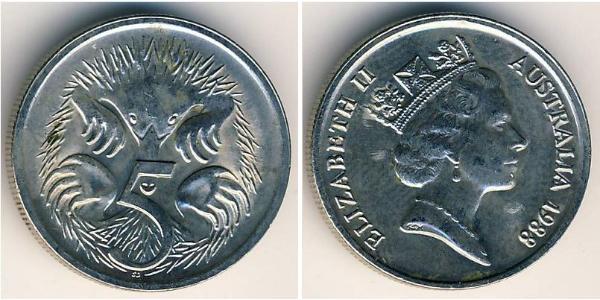 5 Cent Australien (1939 - ) Kupfer/Nickel Elizabeth II (1926-2022)