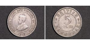 5 Cent British Honduras (1862-1981) Kupfer/Nickel George V (1865-1936)