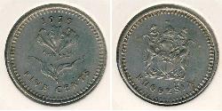 5 Cent Rhodesien (1965 - 1979) Kupfer/Nickel 