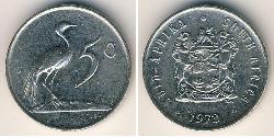 5 Cent Südafrika Kupfer/Nickel 