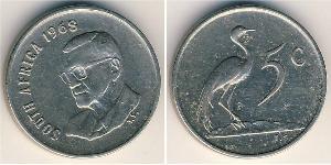 5 Cent Südafrika Kupfer/Nickel 