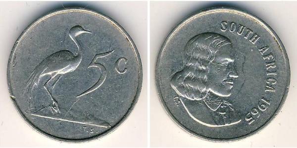 5 Cent Südafrika Kupfer/Nickel 