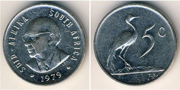 5 Cent Südafrika Kupfer/Nickel 