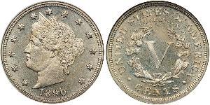 5 Cent Vereinigten Staaten von Amerika (1776 - ) Kupfer/Nickel 