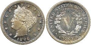 5 Cent Vereinigten Staaten von Amerika (1776 - ) Kupfer/Nickel 