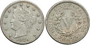 5 Cent Vereinigten Staaten von Amerika (1776 - ) Kupfer/Nickel 