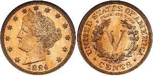 5 Cent Vereinigten Staaten von Amerika (1776 - ) Kupfer/Nickel 