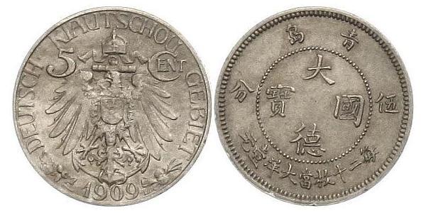 5 Cent Volksrepublik China Kupfer/Nickel 