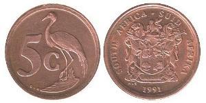 5 Cent Südafrika Kupfer/Stahl 