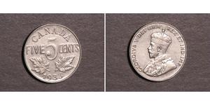 5 Cent Canada Nichel Giorgio V (1865-1936)