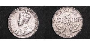 5 Cent Canada Nickel George V of the United Kingdom (1865-1936)