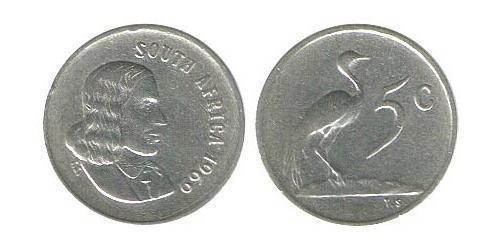 5 Cent South Africa Nickel 