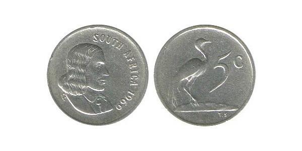 5 Cent South Africa Nickel 