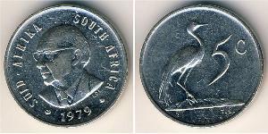 5 Cent Sudáfrica Níquel/Cobre 