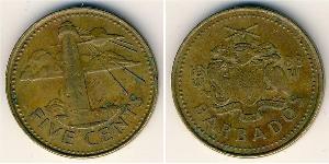 5 Cent Barbados Ottone 