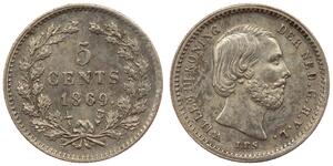 5 Cent Países Bajos Plata 