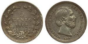 5 Cent Países Bajos Plata 