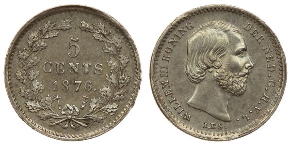 5 Cent Países Bajos Plata 