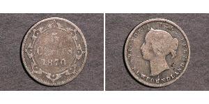 5 Cent Terranova y Labrador Plata Victoria (1819 - 1901)