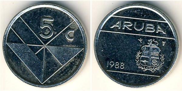 5 Cent Aruba Rame/Nichel 